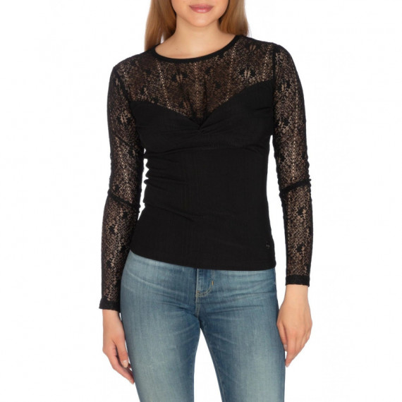 Camisetas Manga Larga Ls Ingrid Top  GUESS