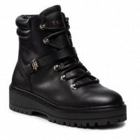 Botas y Botines Polished Leather Flat Boot  TOMMY HILFIGER - Guanxe Atlantic Marketplace