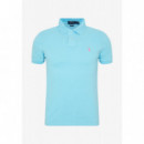 Polos SSKCSLIM1-SHORT Sleeve-knit  POLO RALPH LAUREN