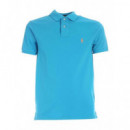 Polos SSKCSLIM1-SHORT Sleeve-knit  POLO RALPH LAUREN