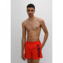 Boxer Baño Abas Negro  HUGO