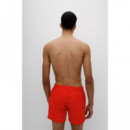 Boxer Baño Abas Negro  HUGO