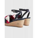Cuñas Feminine Weave Low Wedge Sandal  TOMMY HILFIGER