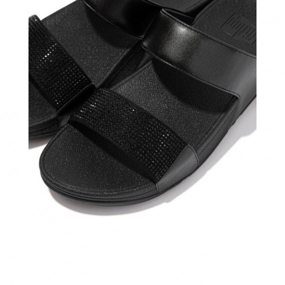 Sandalias Lulu Crystal Embellishe Slides  FIT-FLOP