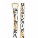 Cinturones Cintura Belt Couture Printed Saffiano  VERSACE
