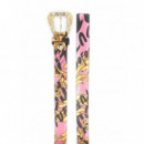 Cinturones Cintura Belt Couture Printed Saffiano  VERSACE