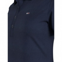 Polos Tjw Slim Flag Button Thru Polo  TOMMY HILFIGER