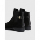 Botas y Botines Th Suede Flat Boot  TOMMY HILFIGER