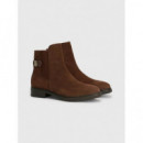 Botas y Botines Th Suede Flat Boot  TOMMY HILFIGER