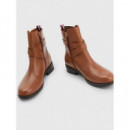 Botas y Botines Th Belt Flat Boot  TOMMY HILFIGER