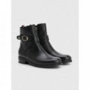 Botas y Botines Th Belt Flat Boot  TOMMY HILFIGER