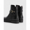Botas y Botines Th Belt Flat Boot  TOMMY HILFIGER