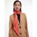 Bufandas y Chales Monogram Jacquard Scarf 120X120  CALVIN KLEIN