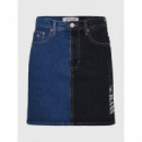 Faldas Cortas Mom Skirt DF7052  TOMMY HILFIGER