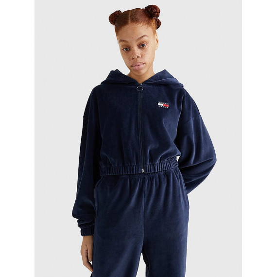 Sudaderas Tjw Super Crop Velour Zip Thru  TOMMY JEANS