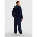 Sudaderas Tjw Super Crop Velour Zip Thru  TOMMY JEANS