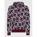 Sudaderas Aop Monogram Tommy Logo  TOMMY HILFIGER