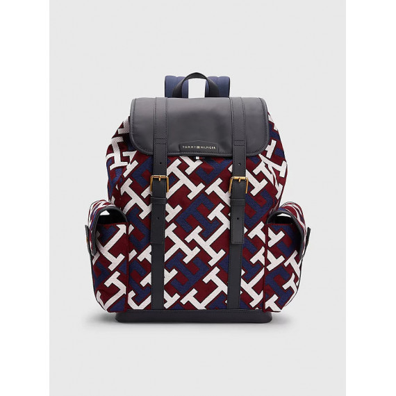 Mochilas Th Monogram Flap Backpack Multicolor  TOMMY HILFIGER