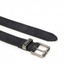 Cinturones Vintage Suede Belt  GUESS