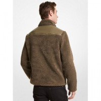 Chaquetas y Abrigos Sherpa Mix Media Fz Mock  MICHAEL KORS