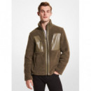 Chaquetas y Abrigos Sherpa Mix Media Fz Mock  MICHAEL KORS