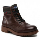 Bottes et chevilles Bottes classiques courtes à lacets TOMMY HILFIGER