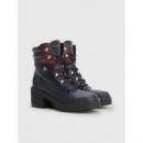 Botas y Botines Heel Laced Boot Monogram  TOMMY HILFIGER