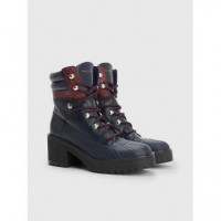 Botas y Botines Heel Laced Boot Monogram  TOMMY HILFIGER