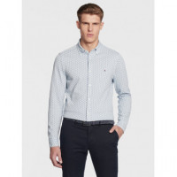 Camisas Knitted Mini Print Sf Shirt  TOMMY HILFIGER - Guanxe Atlantic Marketplace
