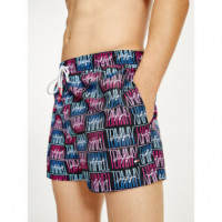 Boxer Baño Sf Short Drawstring-print  TOMMY HILFIGER - Guanxe Atlantic Marketplace