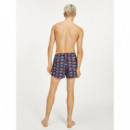 Boxer Baño Sf Short Drawstring-print  TOMMY HILFIGER
