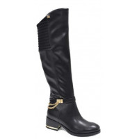 Bottes et Bottines Kid Noir LAURA BIAGIOTTI