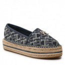 Alpargatas Th Monogram Denim Espadrille  TOMMY HILFIGER