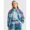 Chaquetas y Abrigos Tjw Tartan Track Jacket  TOMMY JEANS