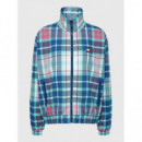 Chaquetas y Abrigos Tjw Tartan Track Jacket  TOMMY JEANS
