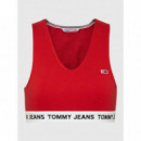 Sujetadores Deportivos Tjm Super Crop V-logo Waistand  TOMMY HILFIGER