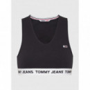 Sujetadores Deportivos Tjm Super Crop V-logo Waistand  TOMMY HILFIGER