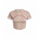 Camisetas Manga Corta G-cube Active Crop Top  GUESS