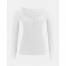 Camisetas Manga Larga Ls Karlee Jewel Btn Henley  GUESS