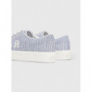 Zapatillas Th Hi Vulc Street Low Seersucker  TOMMY HILFIGER