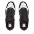 Zapatillas Tommy Jeans Basket Leather  TOMMY HILFIGER