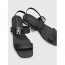Sandalias Hardware Flat Sandal  TOMMY HILFIGER
