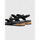 Sandalias Hardware Flat Sandal  TOMMY HILFIGER