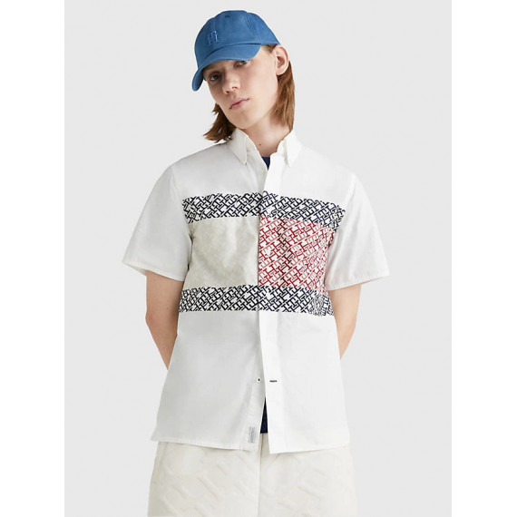 Camisas Monogram Blocking Rf Shirt S/s  TOMMY HILFIGER