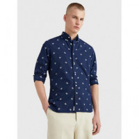 Camisas Spaced Out Monogram Rf Shirt  TOMMY HILFIGER - Guanxe Atlantic Marketplace