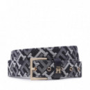 Cinturones Th Squre 3.0 Denim  TOMMY HILFIGER