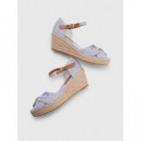Cuñas High Wedge Seersucker  TOMMY HILFIGER