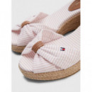 Cuñas High Wedge Seersucker  TOMMY HILFIGER