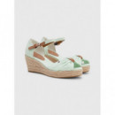 Cuñas High Wedge Seersucker  TOMMY HILFIGER