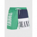 Boxer Baño Sf Medium Drawstring Colorblock  TOMMY HILFIGER